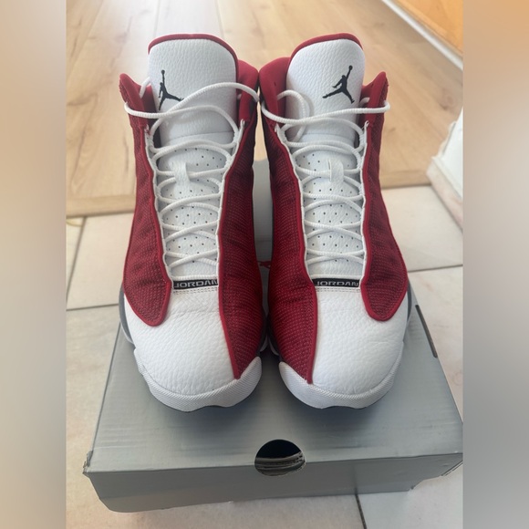 Nike Air Jordan 13 Retro Mens 10.5 red grey white - Picture 1 of 7